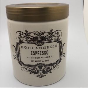 NWT Boulangerie Jar Candle Espresso (Gourmand Coffee):